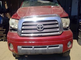 2008 TOYOTA TUNDRA, BURGUNDY, LIMITED MODEL, CREW CAB, 5.7L, AT, 4WD. Z26419

